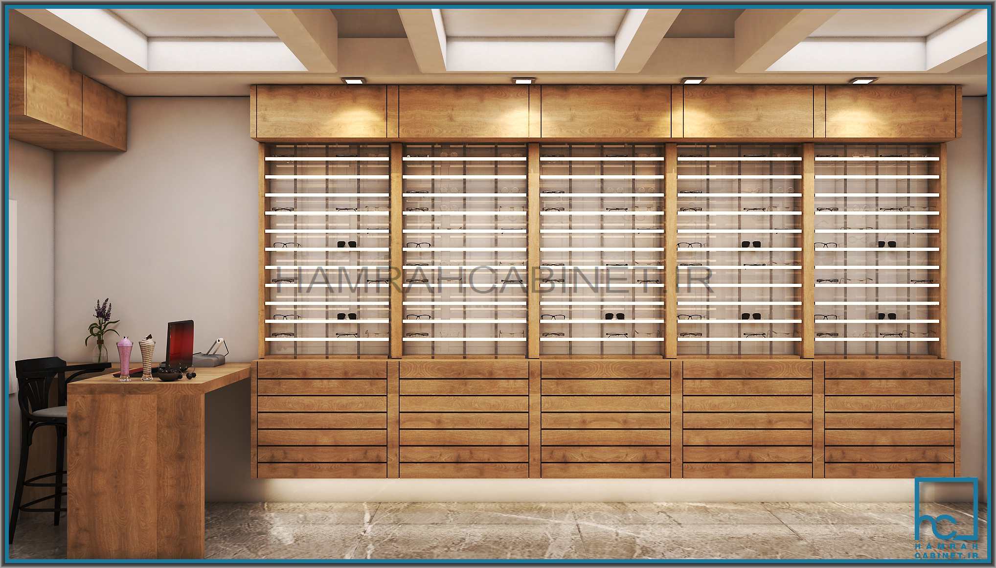 عینک فروشی ( اقای نوبخت)